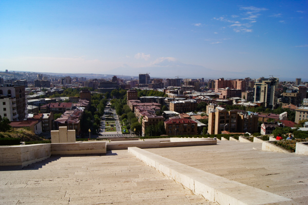 Erywań - widok z Kaskad