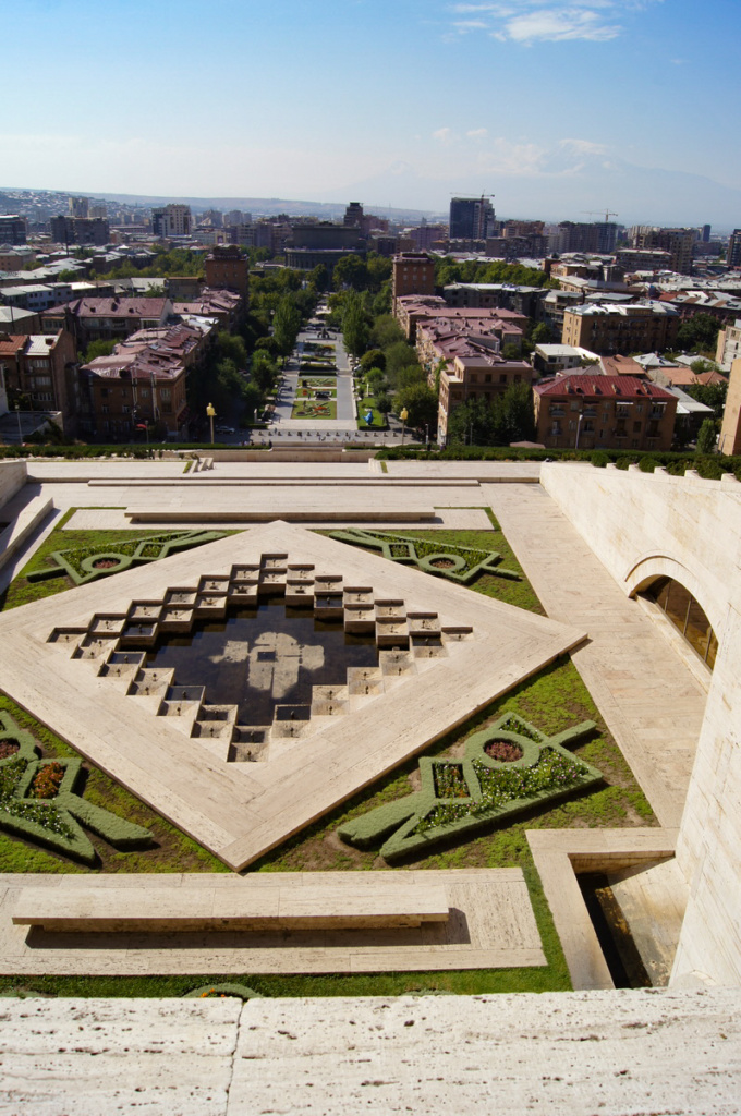 Erywań - widok z Kaskad