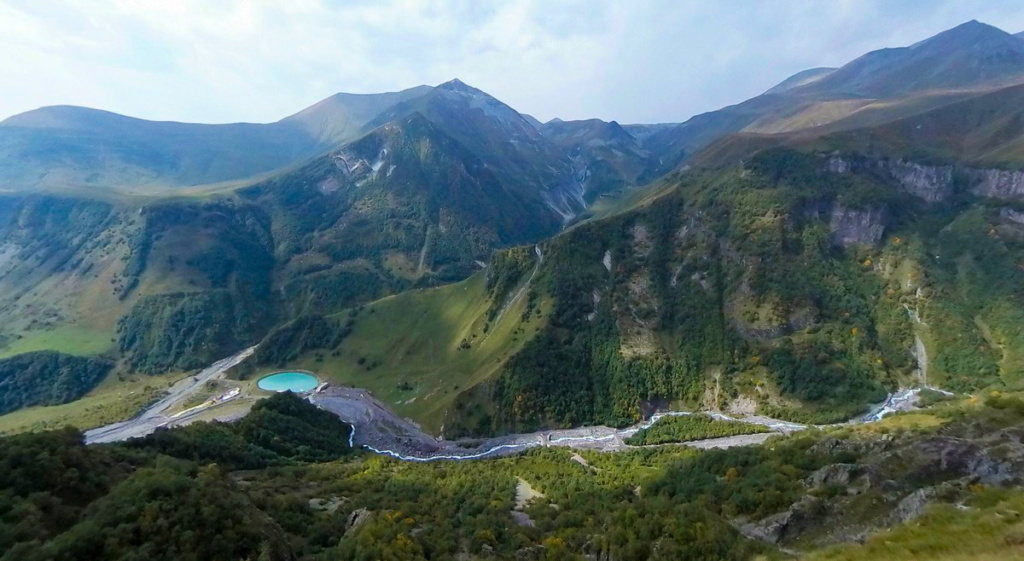 Widok na kanion Aragwi