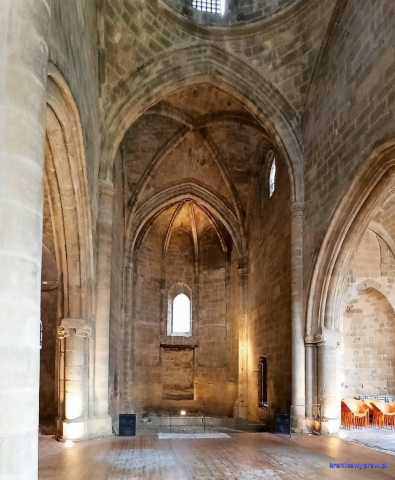 Kościół św. Mikołaja - miejsce po ołtarzu Kościół św. Mikołaja - miejsce po ołtarzu