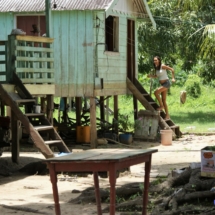 Wizyta w wiosce na palach (na jednej z amazońskich wysp) Wizyta w wiosce na palach (na jednej z amazońskich wysp)