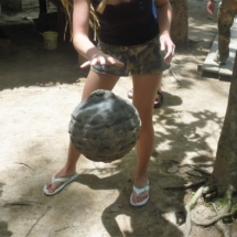 Na miejscu wyprodukowali kauczukową piłkę Na miejscu wyprodukowali kauczukową piłkę