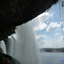 Pod wodospadem El Sapo Pod wodospadem El Sapo