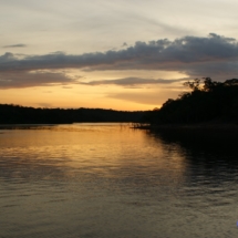 Zachód słońca nad Rio Negro Zachód słońca nad Rio Negro
