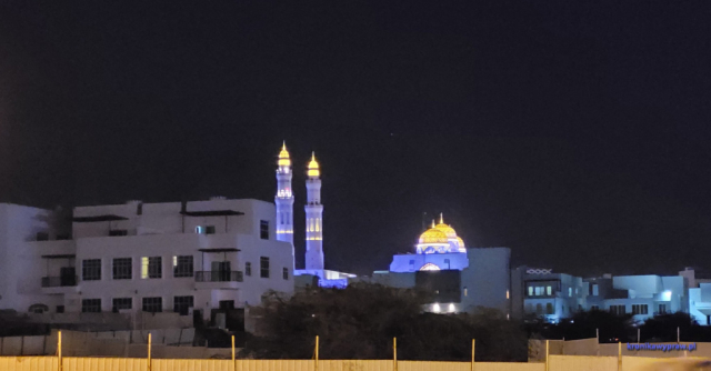 Podświetlony Mohammed Al Ameen Mosque Podświetlony Mohammed Al Ameen Mosque