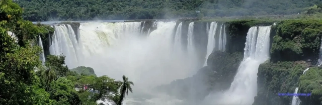 Brazylia wodospady Iguazu - widok na Gargante del Diablo