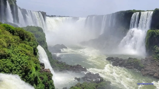 Brazylia wodospady Iguazu - widok na Gargante del Diablo