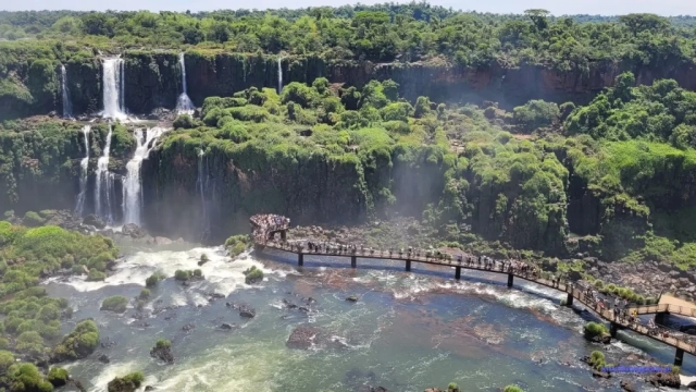 Brazylia wodospady Iguazu - widok